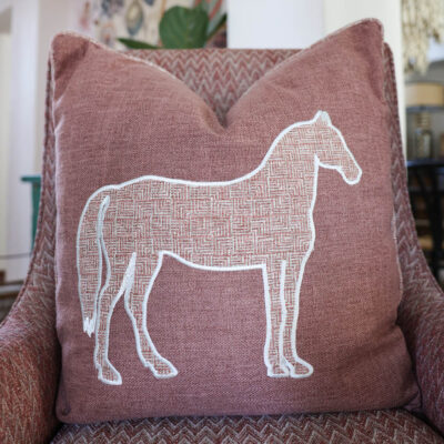 Ballina Stables Pink Scatter Cushion