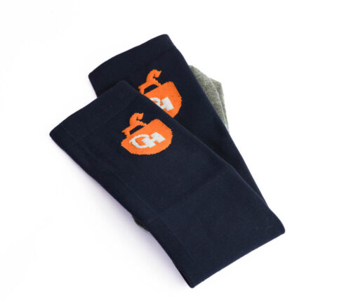 Orange Horse Icon Socks