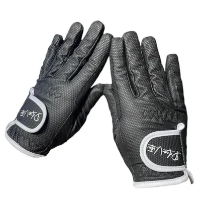 Dolce Vita Leather Kids Glove Black and White trim