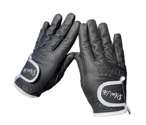 Dolce Vita Leather Kids Glove Black and White trim