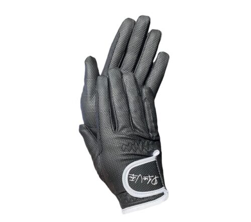 Dolce Vita Leather Kids Glove Black and White trim - Image 2