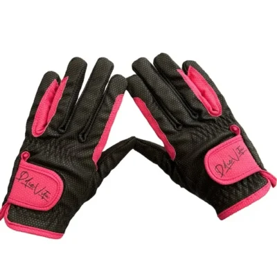Dolce Vita Leather Kids Glove Black and Pink