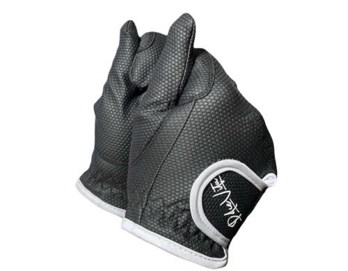 Dolce Vita Leather Kids Glove Black and White trim - Image 4