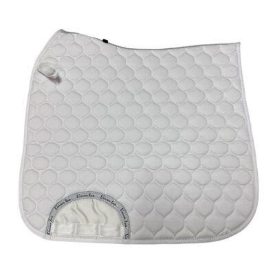 Unicorn Tack High Wither Dressage Saddlepad Ice White Large