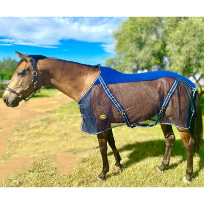 Unicorn Tack Fleece & Mesh Cooler Navy
