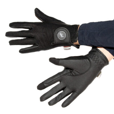 HAB JP Serino Air Mesh Black Gloves