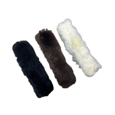 Unicorn Tack Sheepskin Noseband Cover
