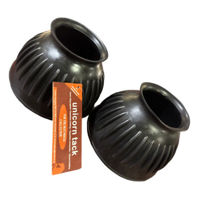 Unicorn Tack Overreach Boots Pull on Black