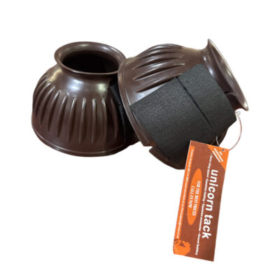 Unicorn Tack Overreach Boots Velcro Brown