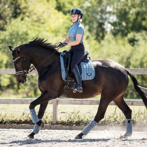 LeMieux Loire Classic Dressage Square Ice Blue - Image 2