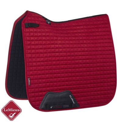 LeMieux ProSport Dressage Square Suede Chilli