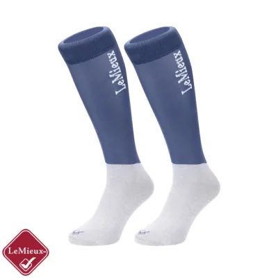 LeMieux Competition Socks Ice Blue (Twin Pack)