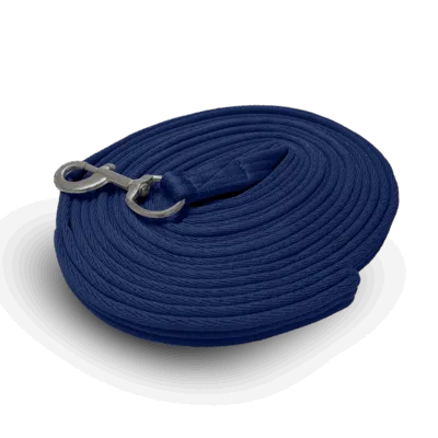 Lunging Rein Cushion Web 8m Navy