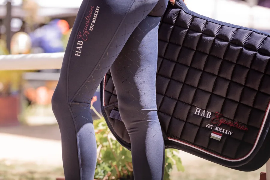 HAB Equestrian Riding Tights Navy - Image 3