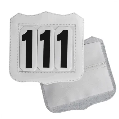 Leather Bridle Number Holder