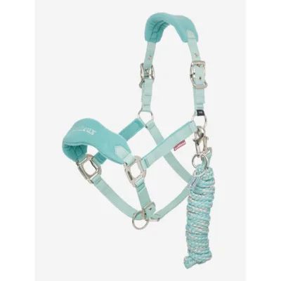 LeMieux Vogue Fleece Headcollar & Leadrope Lagoon