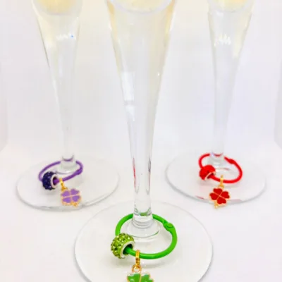 Meadow Sip Sets - charm drink identifiers - Clover