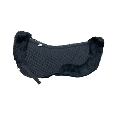 Unicorn Tack Merino Sheepskin Half Pad High Wither Black