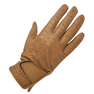 Equileisure Gloves Leather Tan
