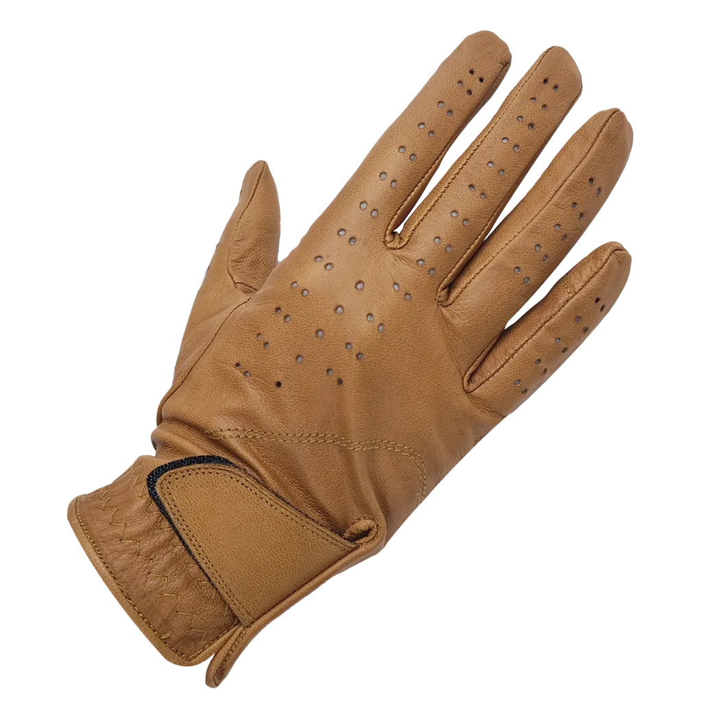 Equileisure Gloves Leather Tan
