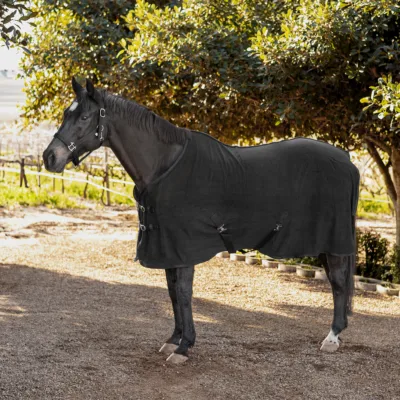 Buster Polar Fleece Blanket - Black