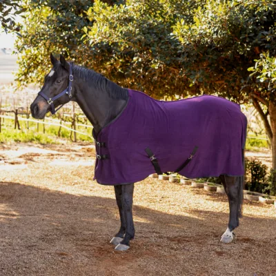 Buster Polar Fleece Blanket - Purple (125cm - 145cm)