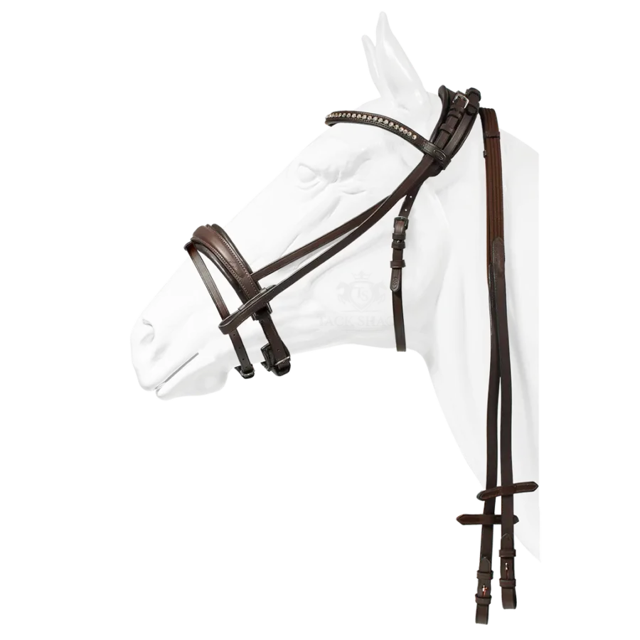 Capriole Bridle Diva Brown – Orange Horse