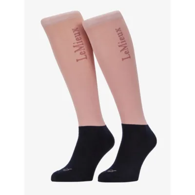 LeMieux Competition Socks Blossom (Twin Pack)