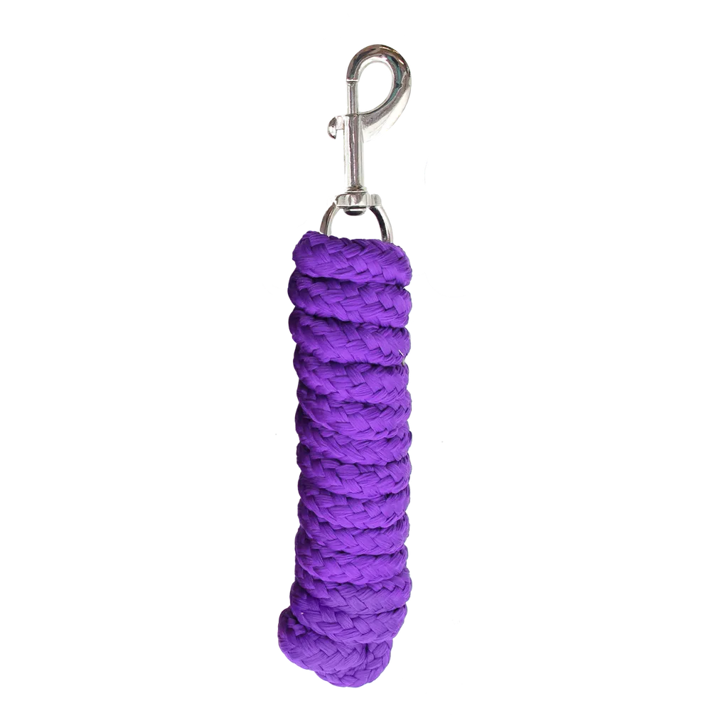 Equistyle Braided Rope Lead Purple