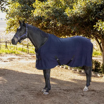 Buster Polar Fleece Blanket - Navy (115cm - 165cm)