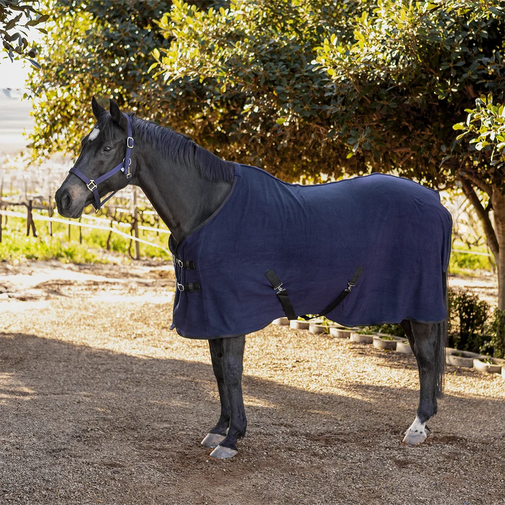 Buster Polar Fleece Blanket - Navy (115cm - 165cm)