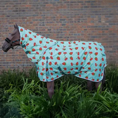 Rain Sheet & Neck Combo with Mesh Lining - Berries