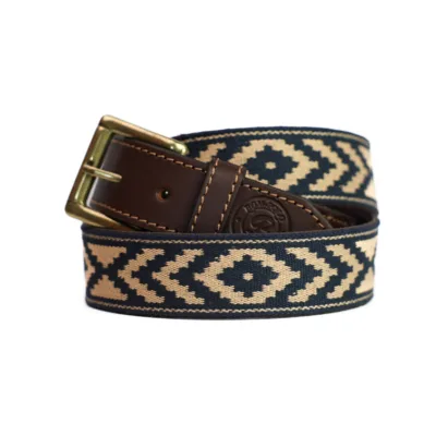 BGM Polo Argentine Woven Belt Estrella