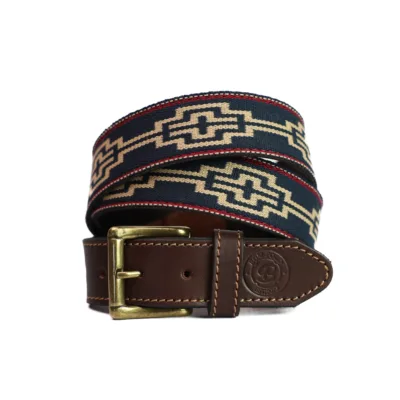 BGM Polo Argentine Woven Belt Luna