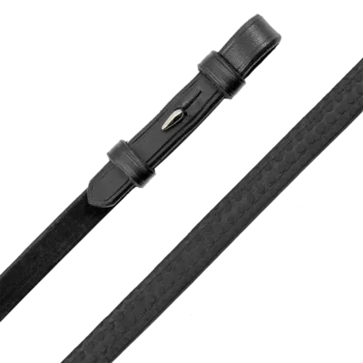 Capriole Rubber Grip Reins Black