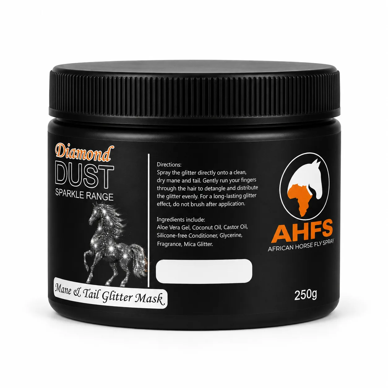 AHFS Diamond Dust Sparkle – Mane & Tail Leave in Mask 250ml