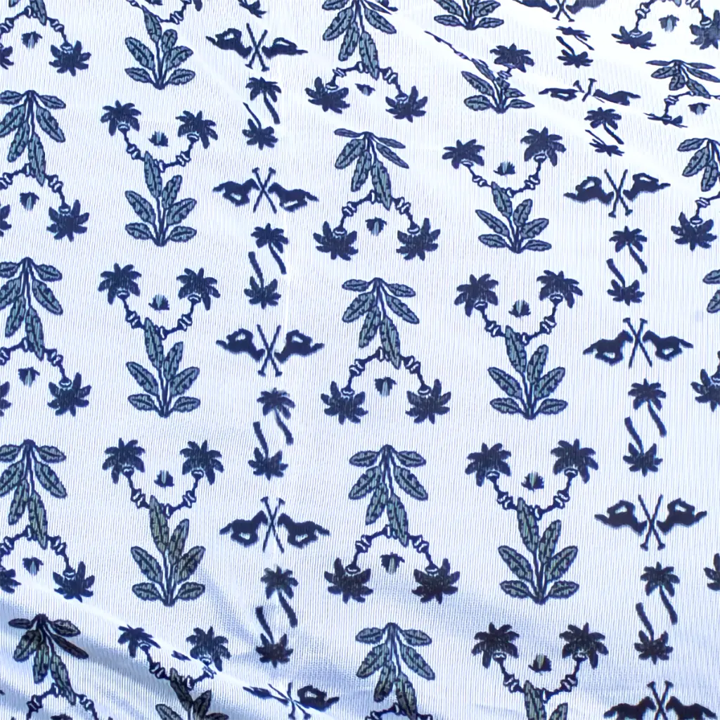 Royal Misty Fly Sheet with Foliage Print - Image 2