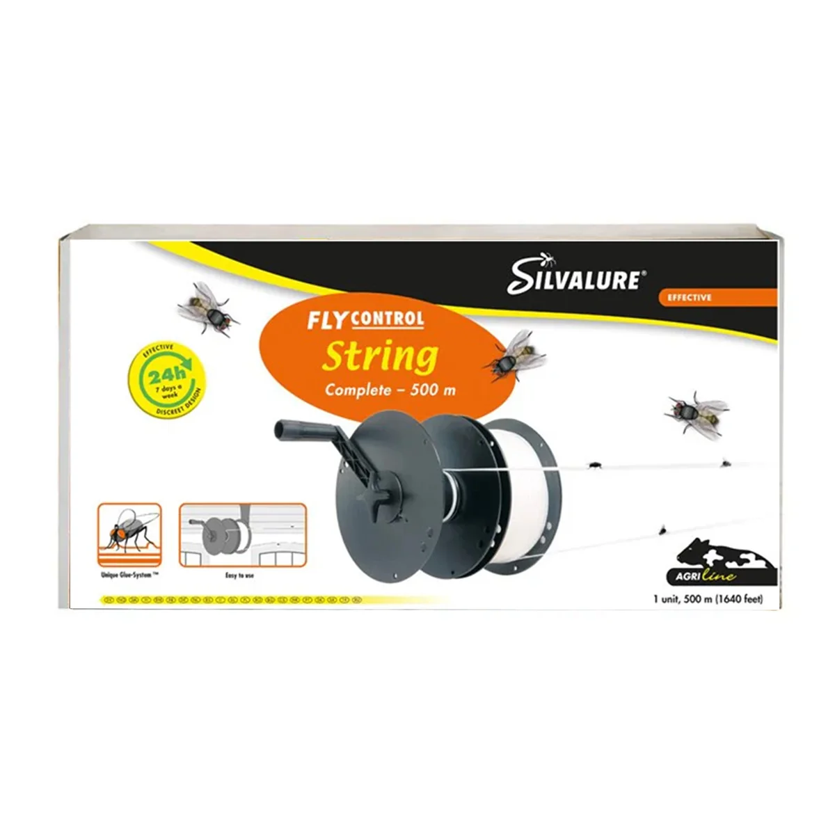 Silvalure Complete Fly Trap System 500m Self-Adhesive Tape