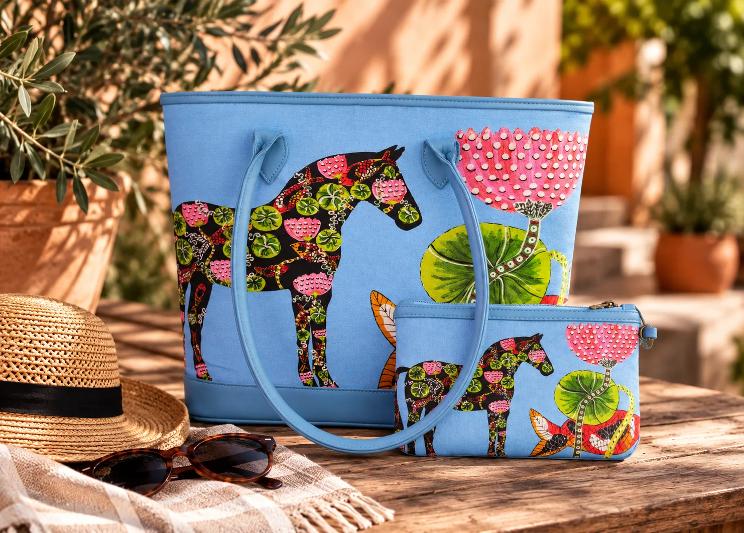 Henk Tote Bag - Equus Sky