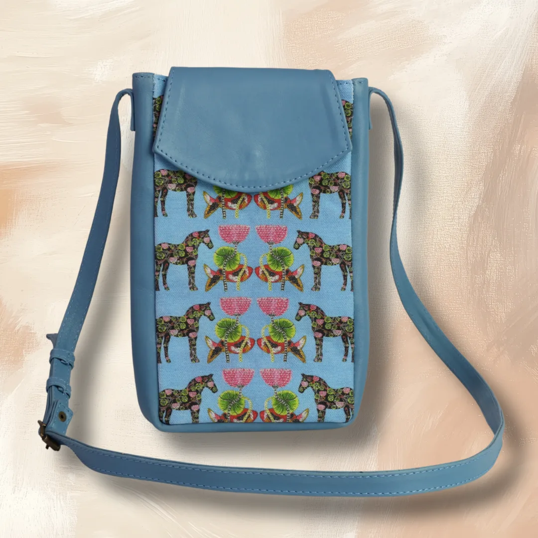 Henk Shoulder Bag - Equus Herd Blue Sky - Image 3