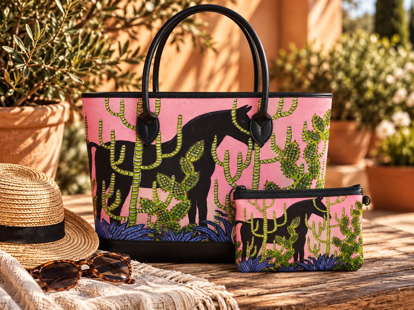 Henk Tote Bag - Equus Black Horse